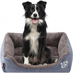 Nagy szürke ágy kutyának vagy macskának