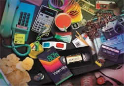 1000 db-os kiváló minőségű puzzle, 80-as évek Nosztalgia