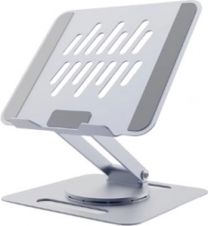 Összecsukható forgatható laptopállvány 15,6″ – szürke