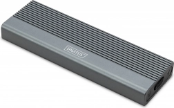 Alumínium ház M.2 SATA SSD-hez USB‑C 3.1 Gen 2 csatlakozással, szerszámmentes