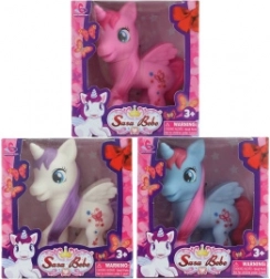 Szarvasa szárnyas gumifigura