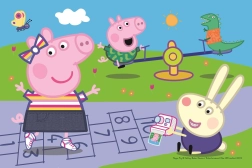 Minipuzzle 54 darabos PEPPa PIG – Boldog nap