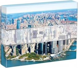 Kétoldalas New York City puzzle Gray Malintól 500 darabbal