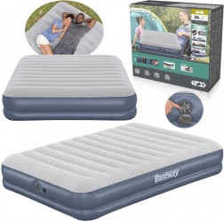 BESTWAY Tritech Queen felfújható matrac akkumulátoros pumpával 203 × 152 × 36 cm