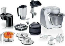 Bosch serie 4 mum5 konyhai robotgép 1000 w fehér/ezüst