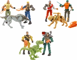 The Corps katonákok fegyverekkel és állattal