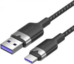 USB kábel USB‑A–USB‑C 2 m 100 W 6 A Vention