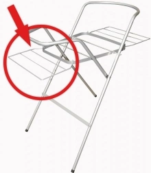 Szárító a kádállványhoz – fehér