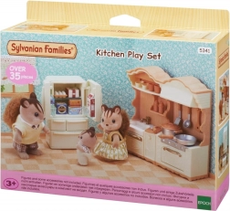 Sylvanian Families vidéki konyha hűtőszekrénnyel – babaház bútor szett