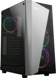 S4 Plus ATX Mid Tower számítógépház RGB ventilátorokkal