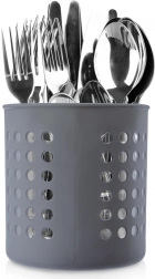 Csepegtető állvány konyhai eszközökhöz, szürke