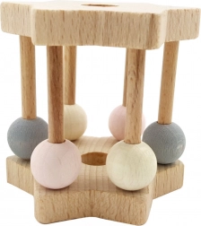 Rózsaszín csillag alakú csörgő