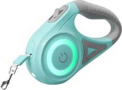 Automatikus póráz LED világítással Rojeco zöld 5 m