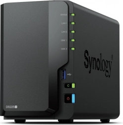 DiskStation DS225+ Synology NAS szerver 2x0HDD J4125 2GB DDR4