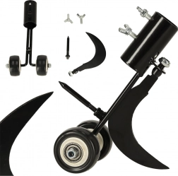 Kerekes fugagyom-eltávolító kampóval és tüskével