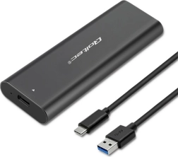 qoltec alumínium külső ház m.2 nvme ssd-hez usb‑c (10 Gb/s) csatlakozással