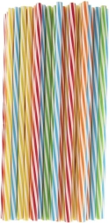Színes, többször használható szívószálak 22 cm – 50 darabos készlet