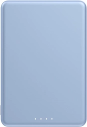 Szuper vékony mágneses powerbank 5000 mAh kék