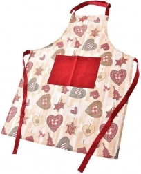 Pamut konyhai kötény megkötővel