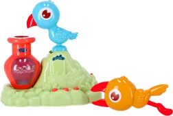 Madár ügyességi játék, amely vizet iszik