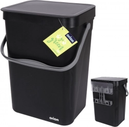 Fali függesztett szemetes 10 l fekete