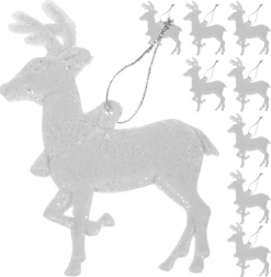 Karácsonyi díszek - rénszarvas szett 9 db
