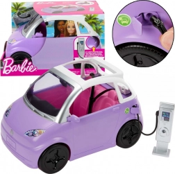 Cabrio Autó Barbie számára töltőállomással
