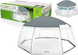 Medencepavilon 600 × 600 × 295 cm Bestway