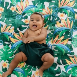 Tommy Lise Lush Garden bambusz muszlin pelenka 120 × 120 cm