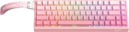 Mechanikus játékbillentyűzet onikuma g69 rózsaszín 60% rgb