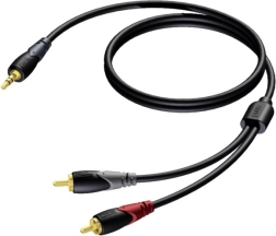 Audio kábel 3,5 mm sztereó jack 2x RCA (cinch) 5 m
