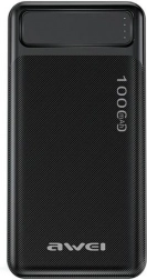 Powerbanka 10 000mAh P5K 2xUSB 2,1A fekete