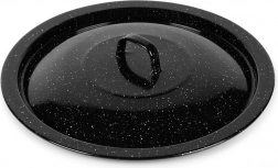 Zománcozott fedő magyar bográcshoz, 36 cm, 9,5 l