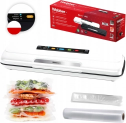 110 W-os élelmiszervákuumozó tartozékokkal, fehér