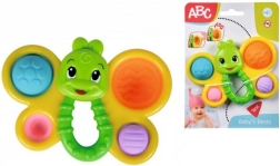 pillangó csörgő babáknak puha töltetekkel és fogantyúval