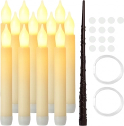 Függesztett LED gyertyák 12 db távirányítóval RUHHY