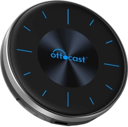 Ottocast OtooAiBox P3 adapter Android 12-vel, HDMI-vel és 4G LTE-vel Android Autohoz és CarPlayhez (fekete)