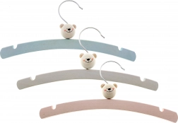 Hess fa vállfa Medve 6 db