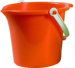 Androni vödör kiöntőcsőrrel – 18 cm átmérő – Piros