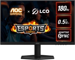 23,8"-os gamer monitor 180 Hz Fast IPS-sel, HDMI-vel és DisplayPorttal
