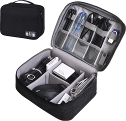 Prémium kábeltartó táska fekete