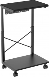 Állítható gurulós PC állvány polccal