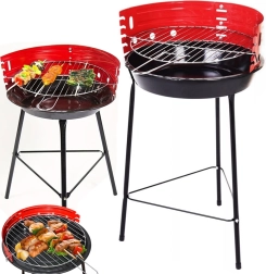 Kerti hordozható kemping faszenes grill