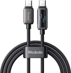 USB-C kábel Mcdodo LED kijelzővel, 100W, 1.2m