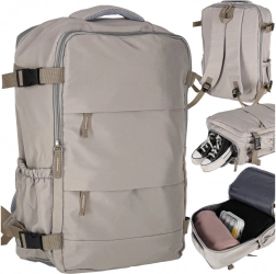 Szürke utazó-túrahátizsák 45 × 30 cm