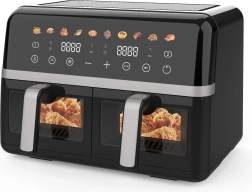 Forrólevegős fritőz 10 l 2800 w dupla kamrával maltec