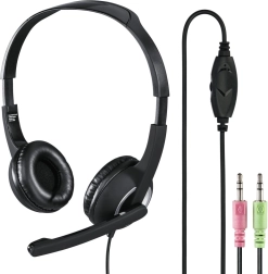 multimédiás fejhallgató-mikrofonos headset HS-P150 fekete