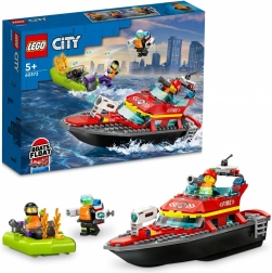 LEGO® City 60373 Tűzoltó mentőhajó és csónak