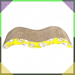 Hullámkarton macskakaparó és fekvőhely