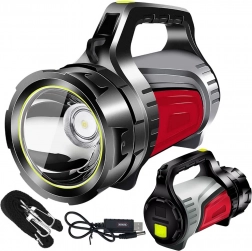 Újratölthető LED reflektor és lámpa powerbankkal kempingezéshez és vészhelyzetekhez